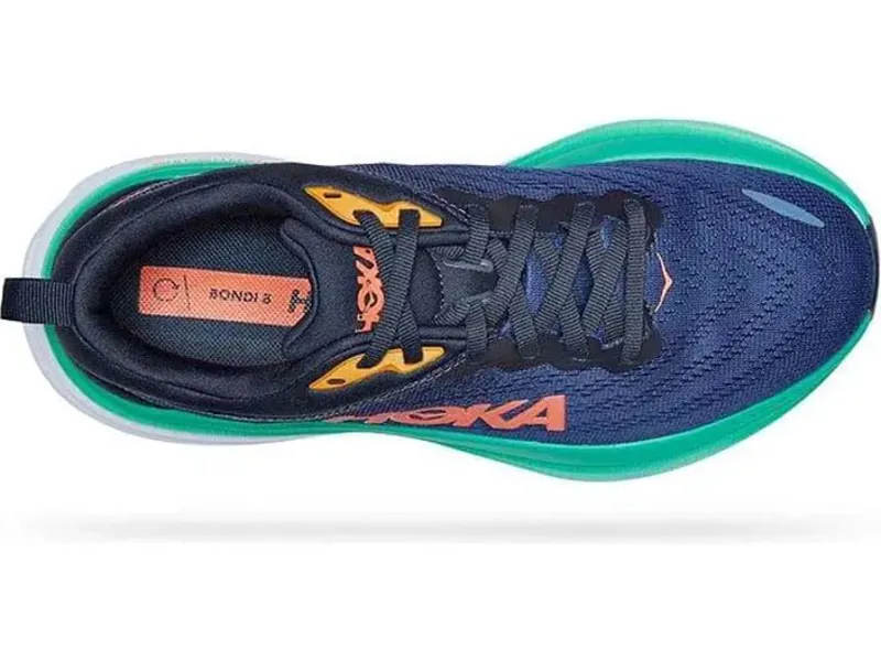 Hoka One One Women's Bondi 8 Outer Space/Bellweather Blue-6